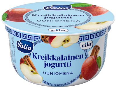 Valio kreikkalainen jogurtti 150g uuniomena laktoositon