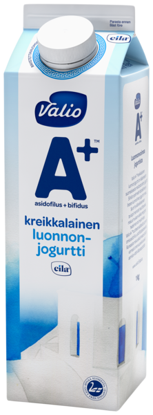 Valio A+ kreikkalainen luonnonjogurtti 1kg laktoositon