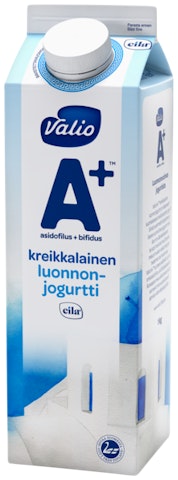 Valio A+ kreikkalainen luonnonjogurtti 1kg laktoositon