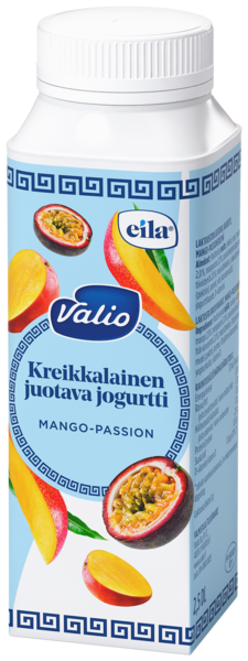 Valio Eila kreikkalainen juotava jogurtti mango-passion 2,5dl laktoositon