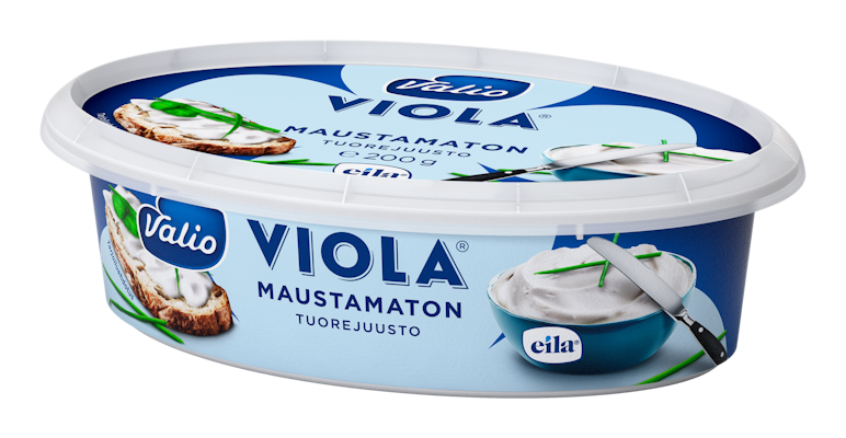 Valio Viola 200g maustamaton tuorejuusto laktoositn