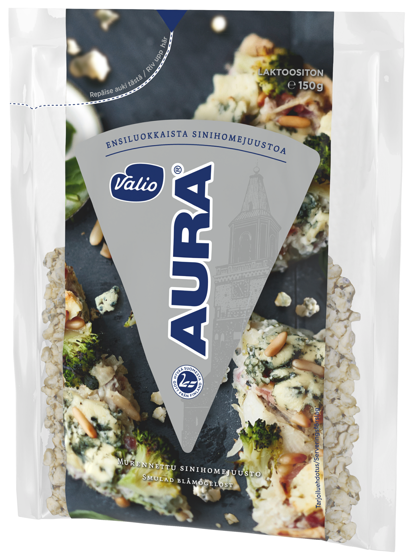 Aura sinihomejuusto 150g murennettu