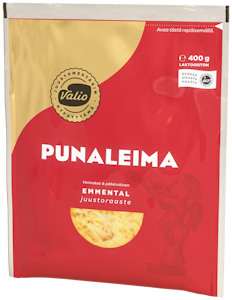 Valio emmentaljuustoraaste 400g punaleima