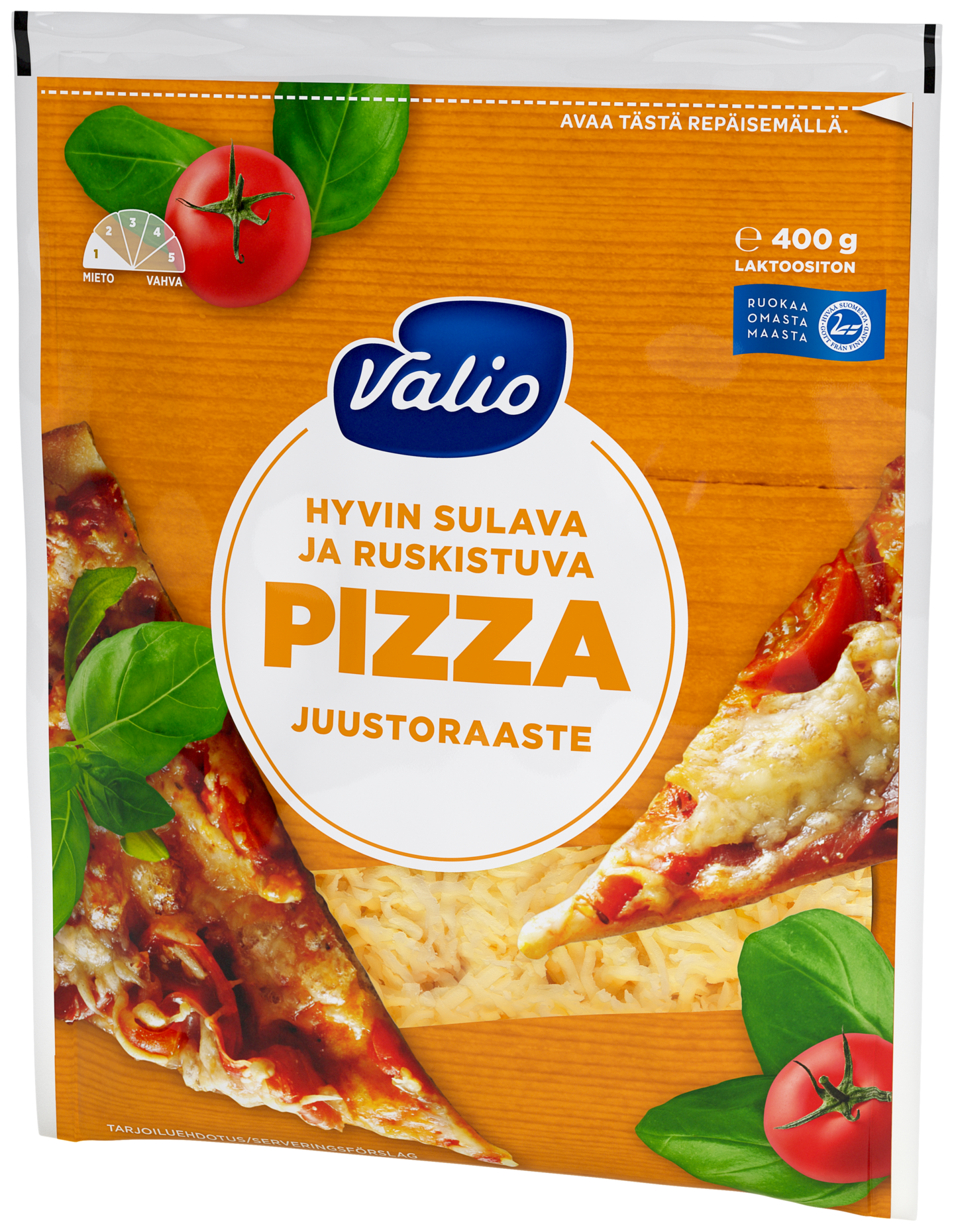 Valio pizzajuustoraaste 400g | K-Ruoka Verkkokauppa