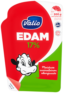 Valio edamjuusto 300g 17% viipale