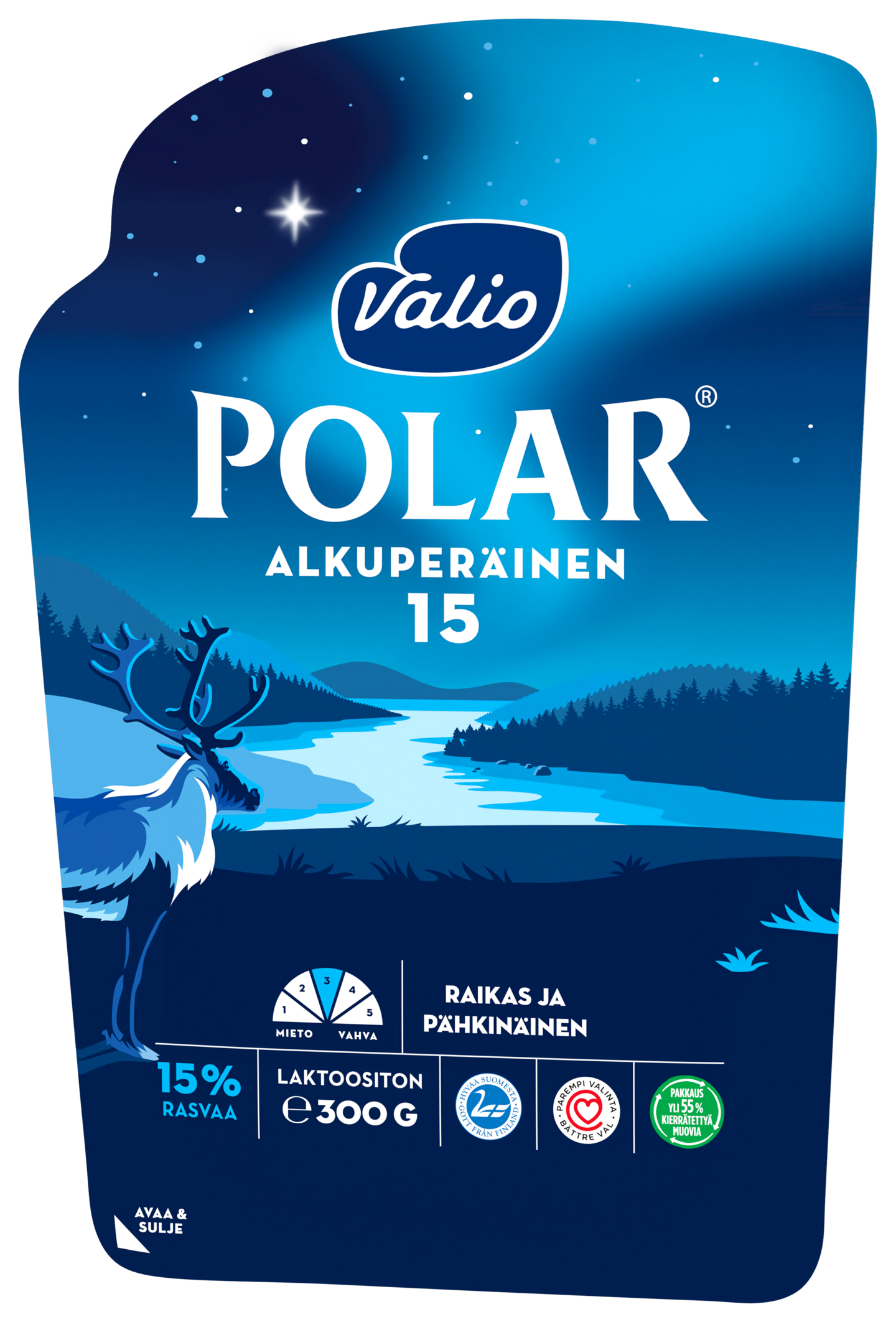 Valio Polar® Alkuperäinen 15 % e300 g viipale