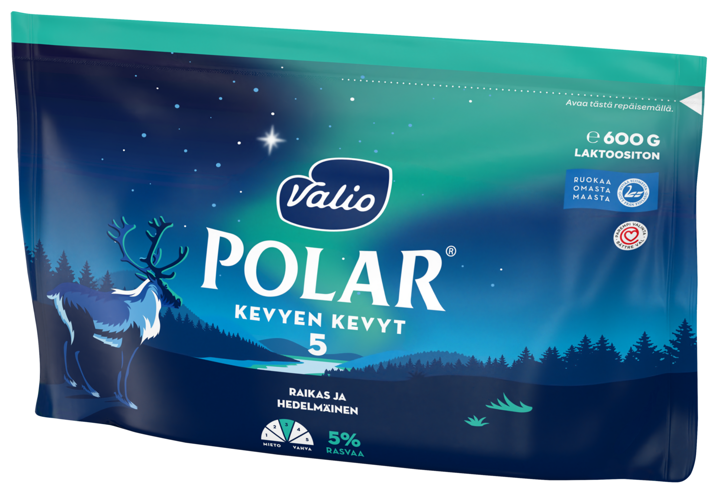 Valio Polar® Kevyen kevyt 5 % e600g