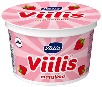 Valio Viilis 200g mansikka laktoositon