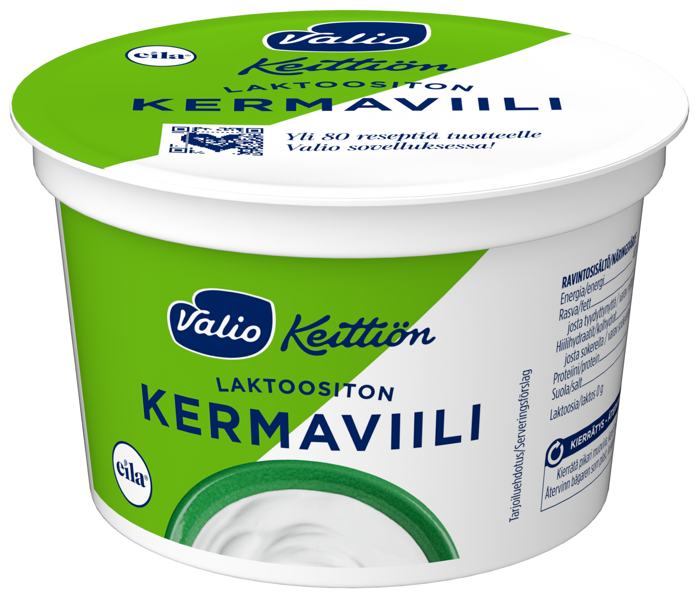 Valio Keittiön kermaviili 200g laktoositon