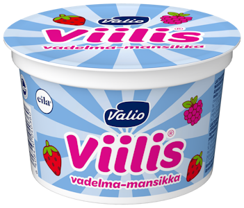 Valio Viilis 200g vadelma-mansikka laktoositon