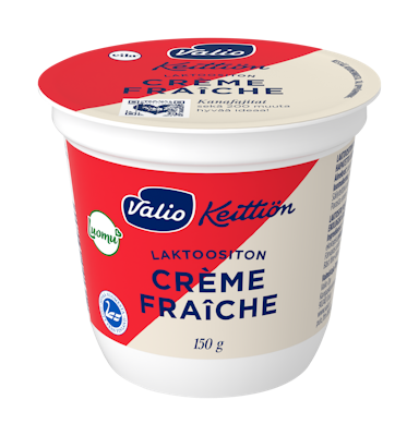 Valio Keittiön creme fraiche 150g laktoositon luomu