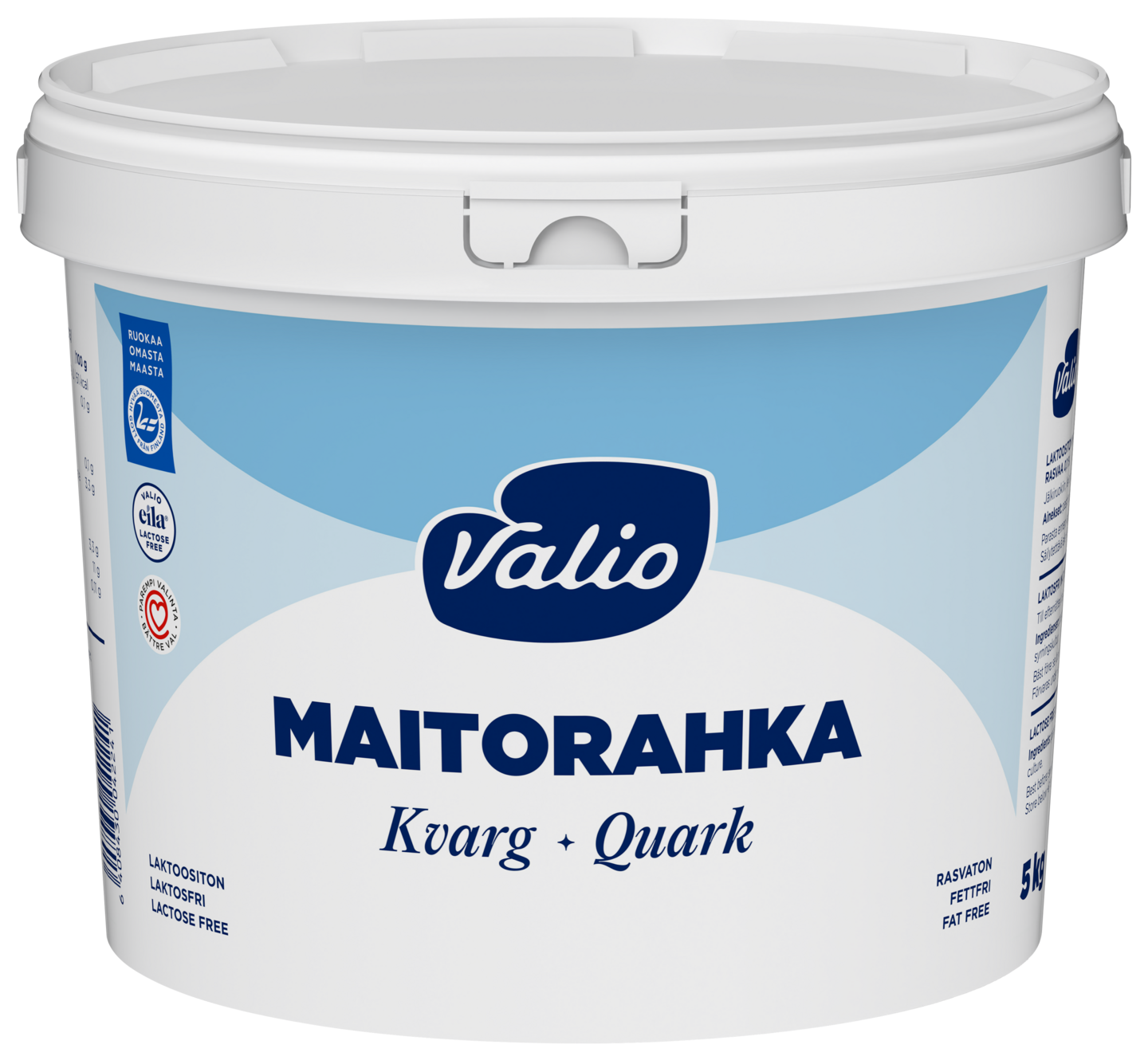 Valio maitorahka 5 kg laktoositon