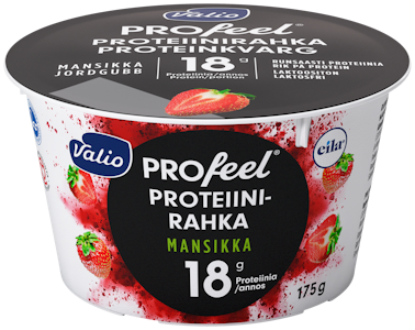 Valio PROfeel® proteiinirahka 175 g mansikka laktoositon