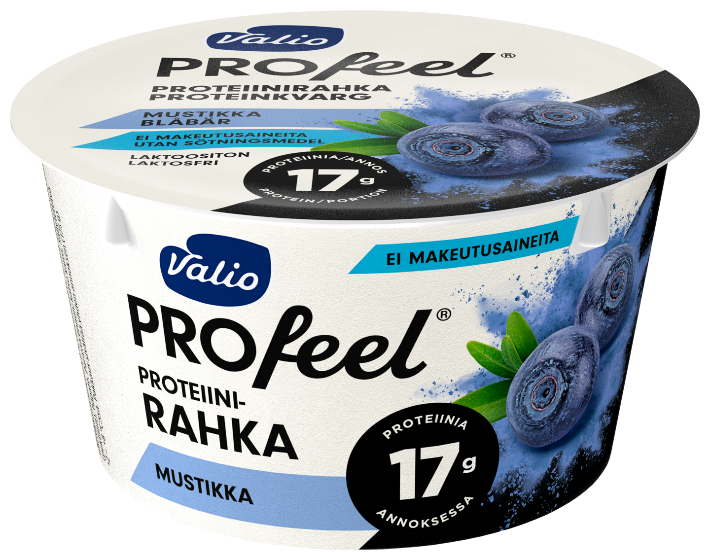 Valio PROfeel® proteiinirahka 175 g mustikka laktoositon