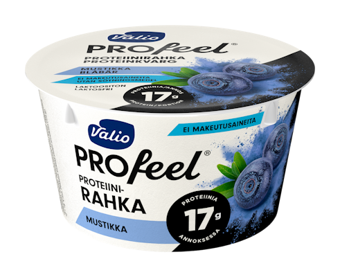 Valio PROfeel® proteiinirahka 175 g mustikka laktoositon