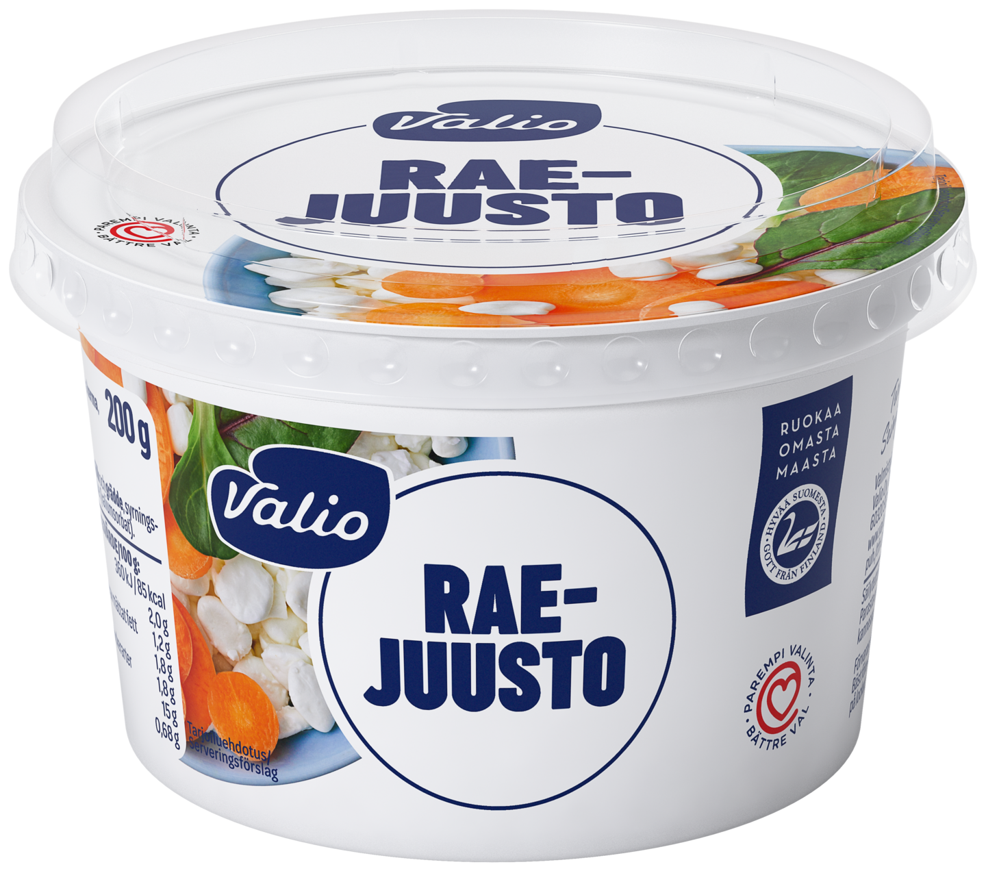 Valio raejuusto 200 g | K-Ruoka Verkkokauppa