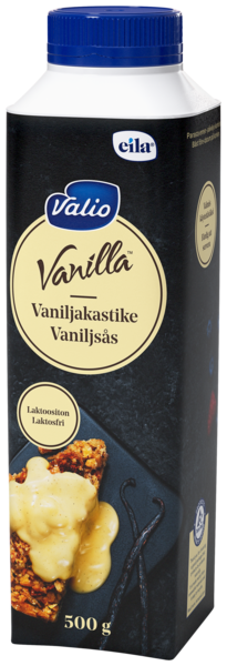 Valio Vanilla™ vaniljakastike 500 g laktoositon