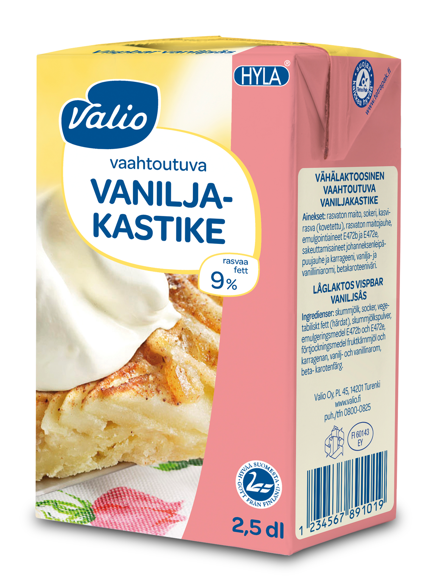 Valio Vaaht Vaniljakastike 2 5dl 9 Hyla K Ruoka