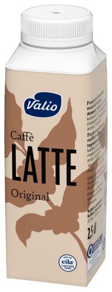 Valio Latte original maitokahvijuoma 2,5 dl  laktoositon