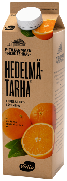 Valio Hedelmätarha appelsiinitäysmehu 1 l hedelmälihaa