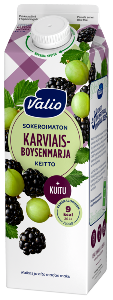 Valio karviais-boysenmarjakeitto +kuitu 1kg sokeroimaton