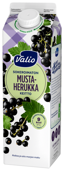 Valio mustaherukkakeitto 1kg sokeriton