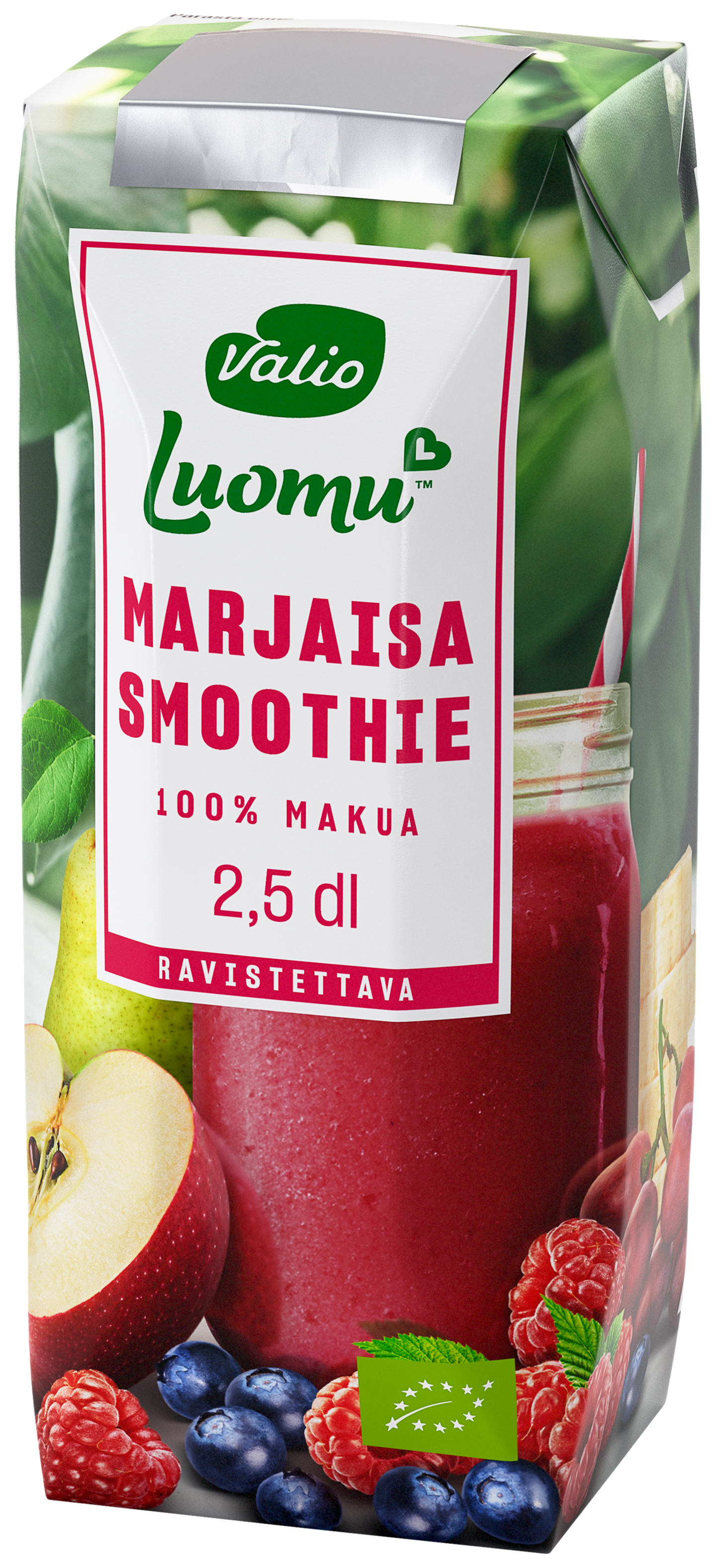 Valio Luomu smoothie 2,5dl marjaisa | K-Ruoka Verkkokauppa