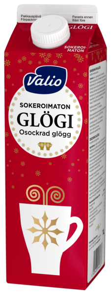 Valio glögi tumma 1l sokeroimaton