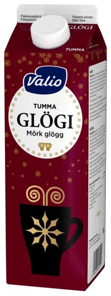 Valio glögi tumma 1l rullakko