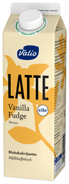 Valio Latte vanilla fudge maitokahvijuoma 1l laktoositon