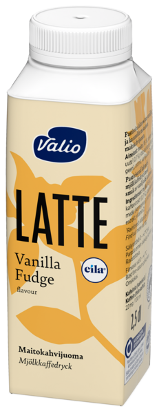 Valio Latte vanilla fudge maitokahvijuoma 2,5dl laktoositon