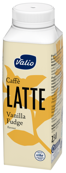 Valio Latte vanilla fudge maitokahvijuoma 2,5dl laktoositon