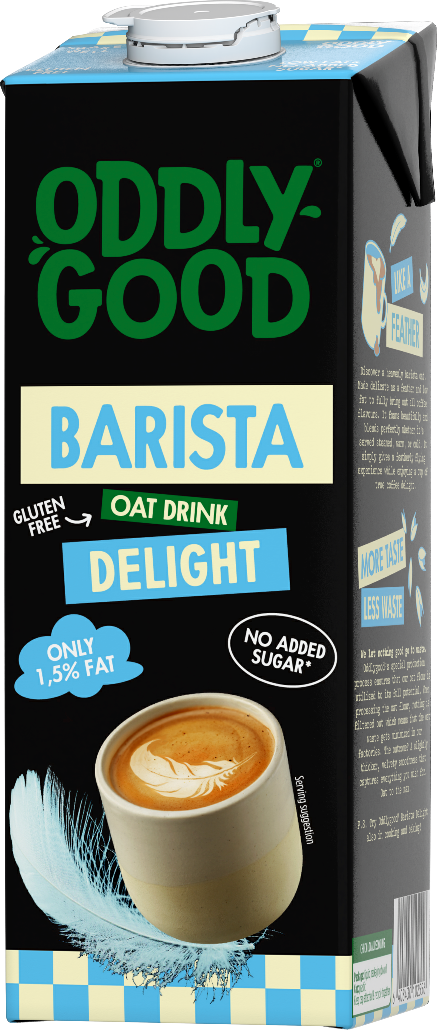 Oddlygood Barista kaurajuoma Delight 1l gluteeniton UHT