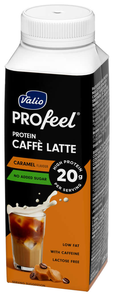 Valio PROfeel protein caffe latte 225ml caramel laktoositon