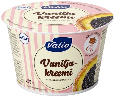 Valio vaniljakreemi 200g laktoositon