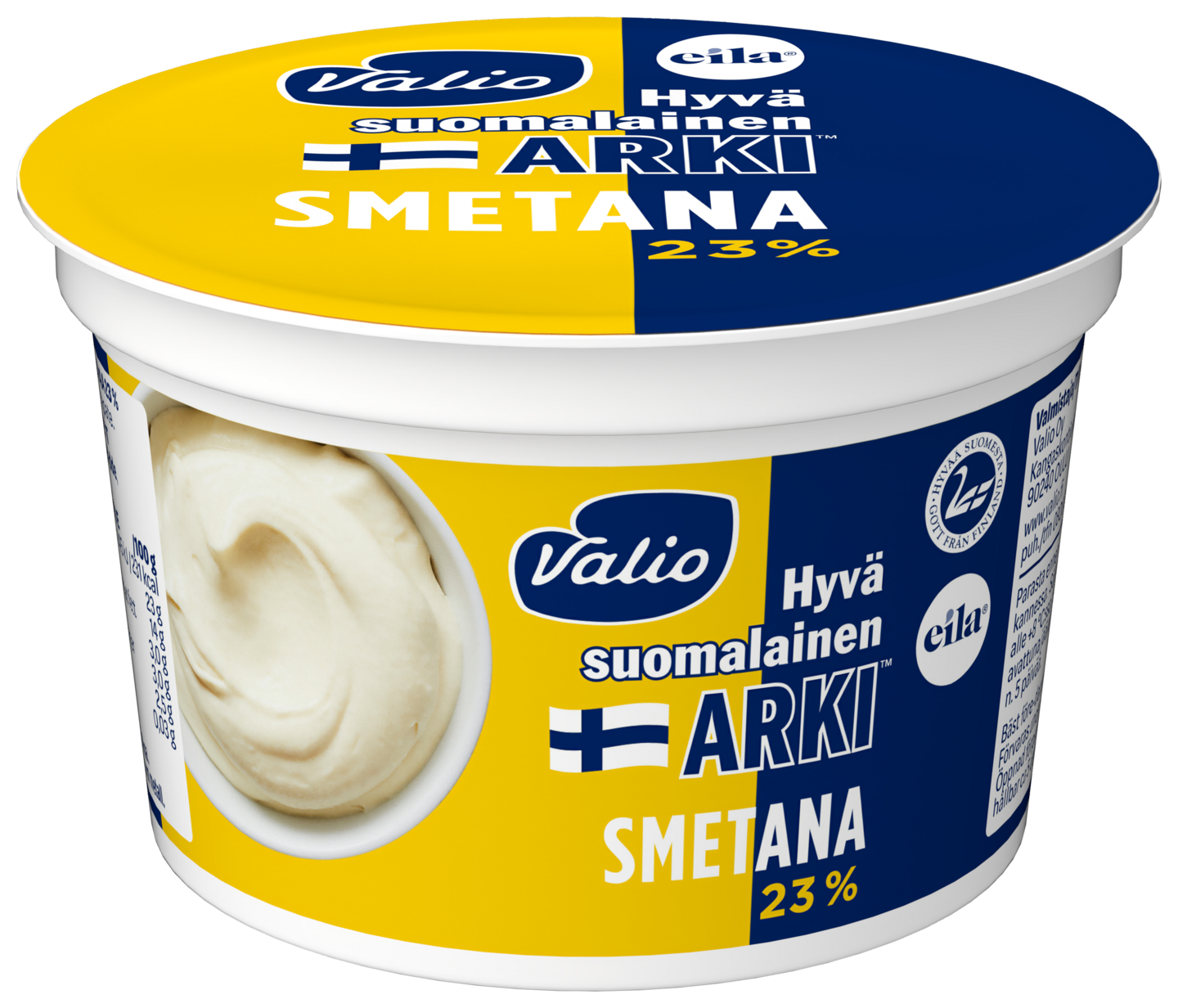 Valio Hyvä suomalainen Arki smetana 23% 180g laktoositon