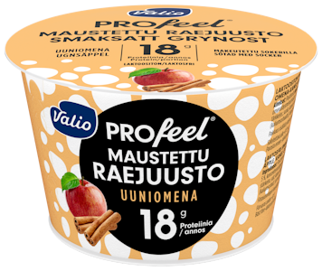 Valio PROfeel maustettu raejuusto 170g uuniomena laktoositon