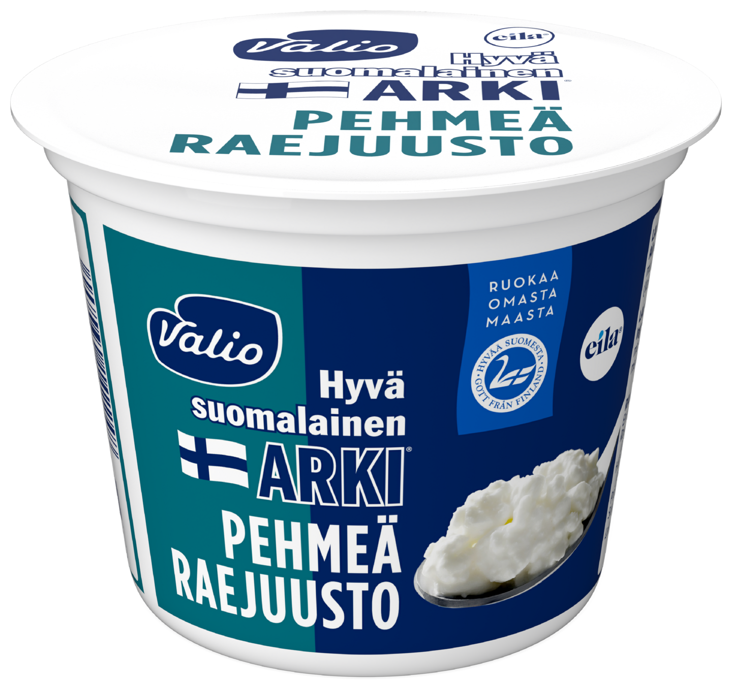 Valio Hyvä suomalainen Arki pehmeä raejuusto 200g laktoositon