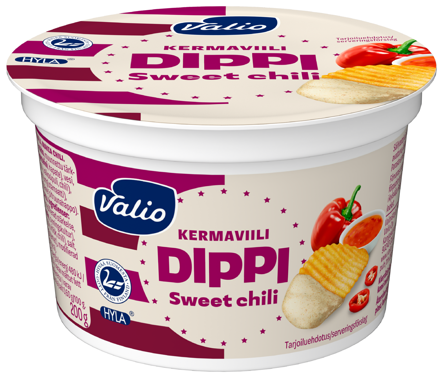 Valio kermaviilidippi 200g sweet chili HYLA