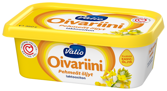 Valio Oivariini 350g pehmeät öljyt laktoositon