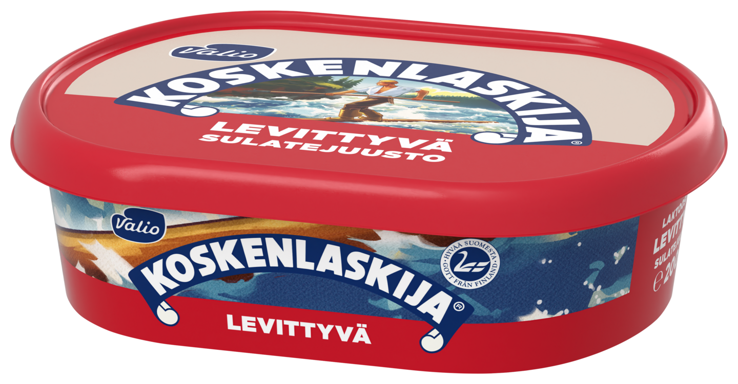 Valio Koskenlaskija 200 g levittyvä sulatejuusto laktoositon