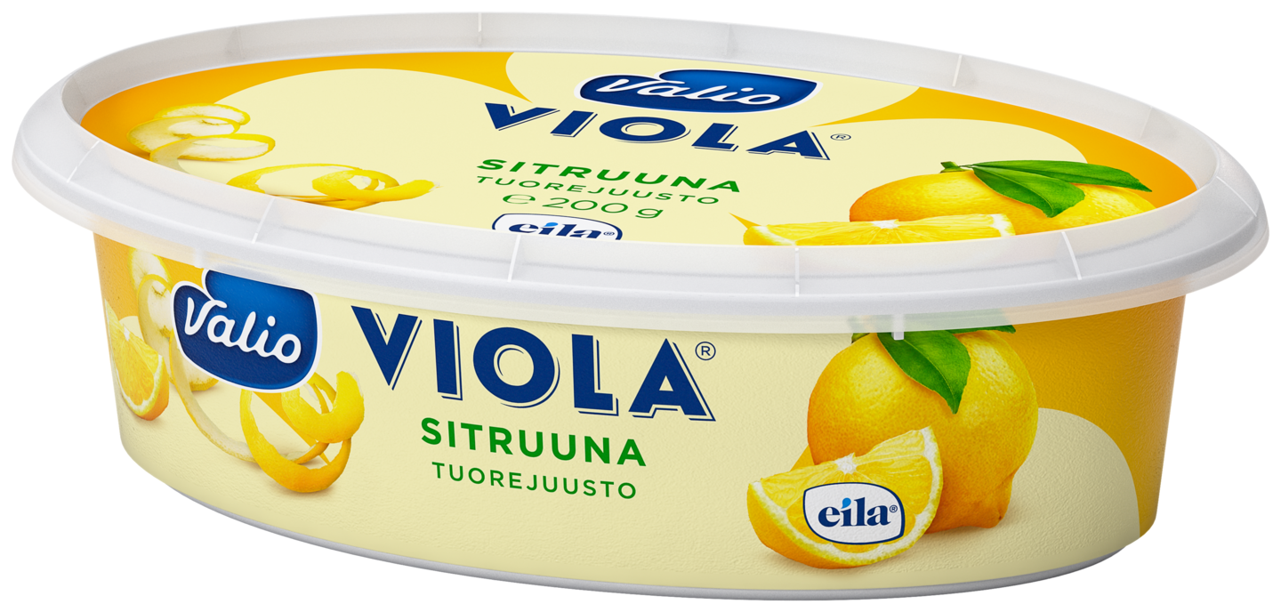 Valio Viola® 200 g sitruuna tuorejuusto laktoositon