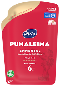 Valio Emmental viipale 275g punaleima