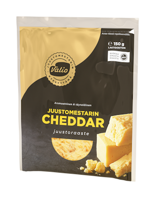 Valio Juustomestarin cheddar juustoraaste 150 g