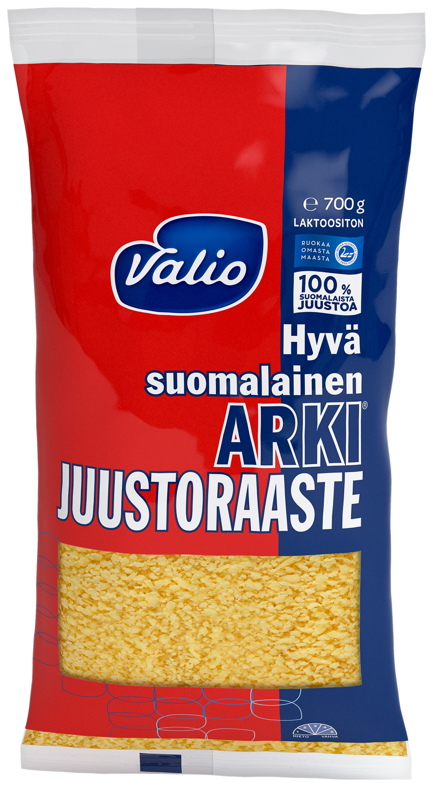 Valio Hyvä suomalainen Arki juustoraaste 700 g