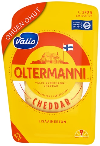 Oltermanni cheddar 270g ohuenohut viipale