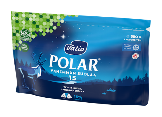 Valio Polar® Vähemmän suolaa 15 % ValSa e550g