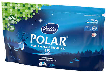 Valio Polar® Vähemmän suolaa 15 % ValSa e550g