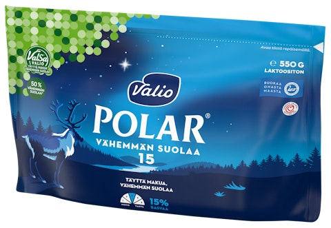 Valio Polar® Vähemmän suolaa 15 % ValSa e550g
