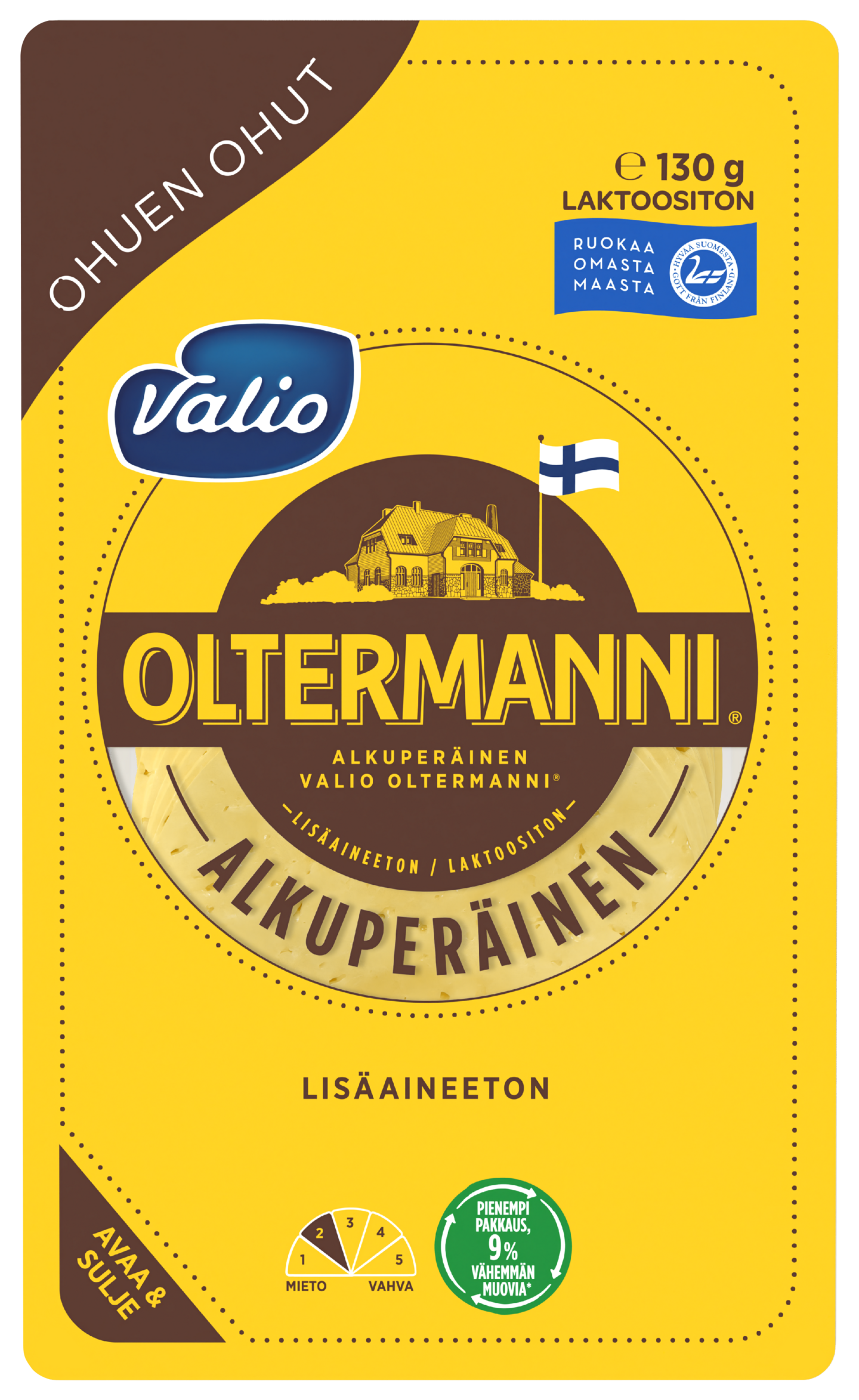 Oltermanni ohuen ohut 130g viipale